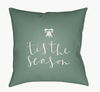 Tis The Season I Accent Pillow, Decorative Pillow by Surya, 18" length x 18" width thumbnail