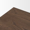 Suke 84'L x 42'W Rectangular Trestle Dining Table | Med Brown Wood | Seats 8, by Mercana, 84" length x 42" width x 30" height thumbnail 7
