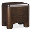 Rowan Nightstand Dark Brown, by Moe's Home, 24" width x 24" height x 20" depth thumbnail 2