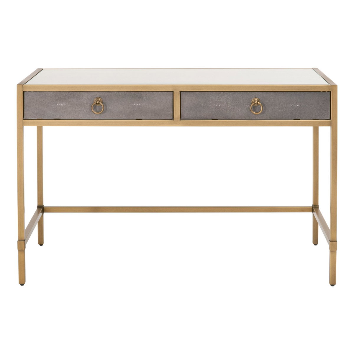 Strand Shagreen Desk, by Essentials for Living, 49" width x 31.5" height x 24" depth View 1