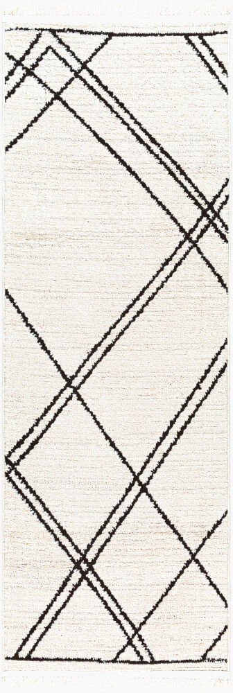 Berlin Machine Woven Rug, by Surya, 7'2.61" length x 2'7.5" width