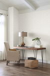 Papyrus Weave White Peel & Stick Wallpaper thumbnail 1