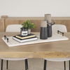 Alfred 35L x 16W Natural Wooden Herringbone Rectangular Tray thumbnail 1