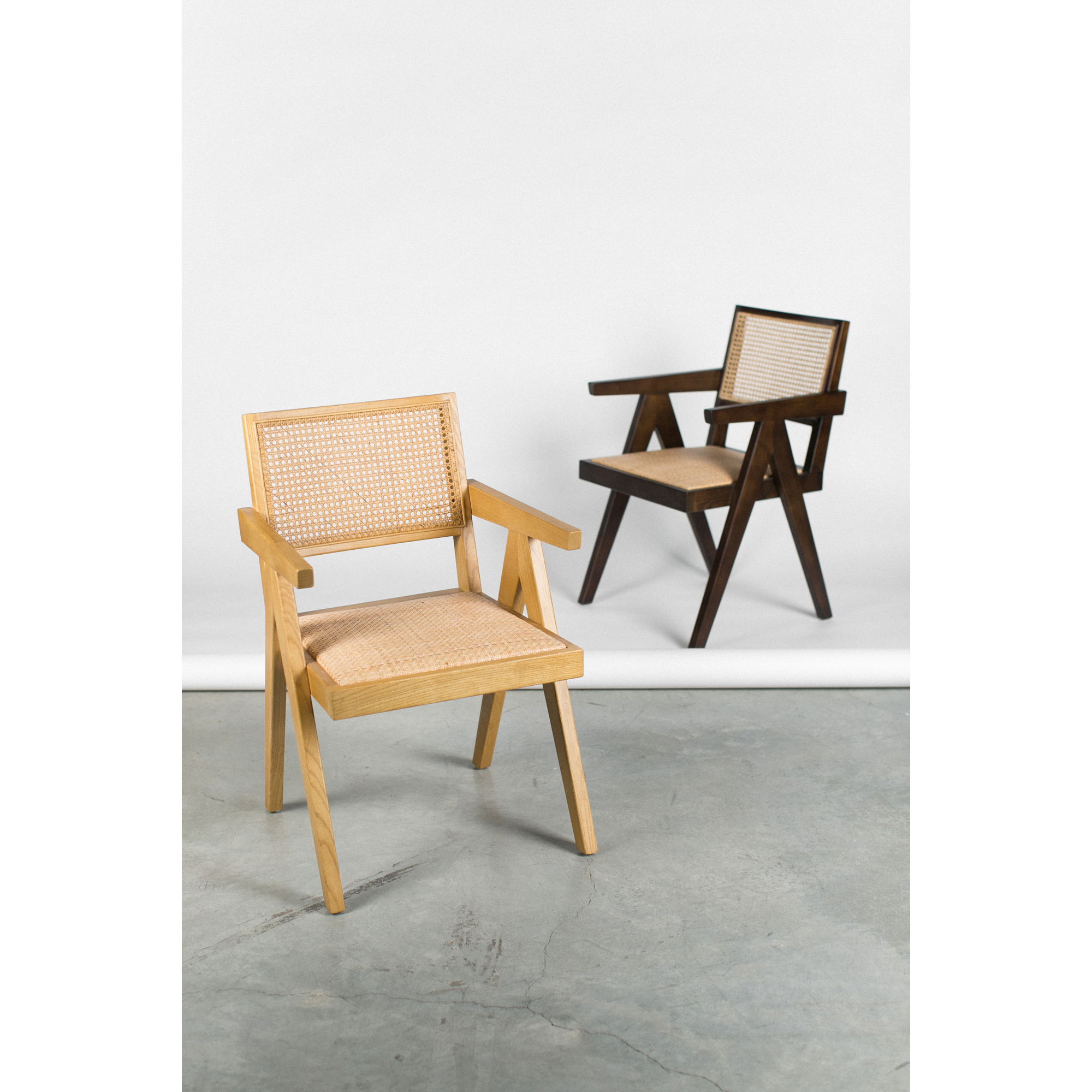 Takashi Chair Natural - Set Of Two, Dining Chair by Moe's Home, 20.1" width x 33" height x 20" depth View 8