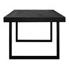 Jedrik Large Outdoor Dining Table Black thumbnail 2