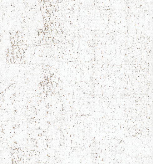 Cork Bright White & Gold Wallpaper