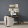 Sohan Dark Brown Elm Wood Oblong Desk, by Mercana, 59" length x 25" width x 30" height thumbnail 2