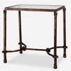 Warring Iron End Table, Side & End Table by Uttermost, 25.25" width x 26" height x 19" depth thumbnail 1