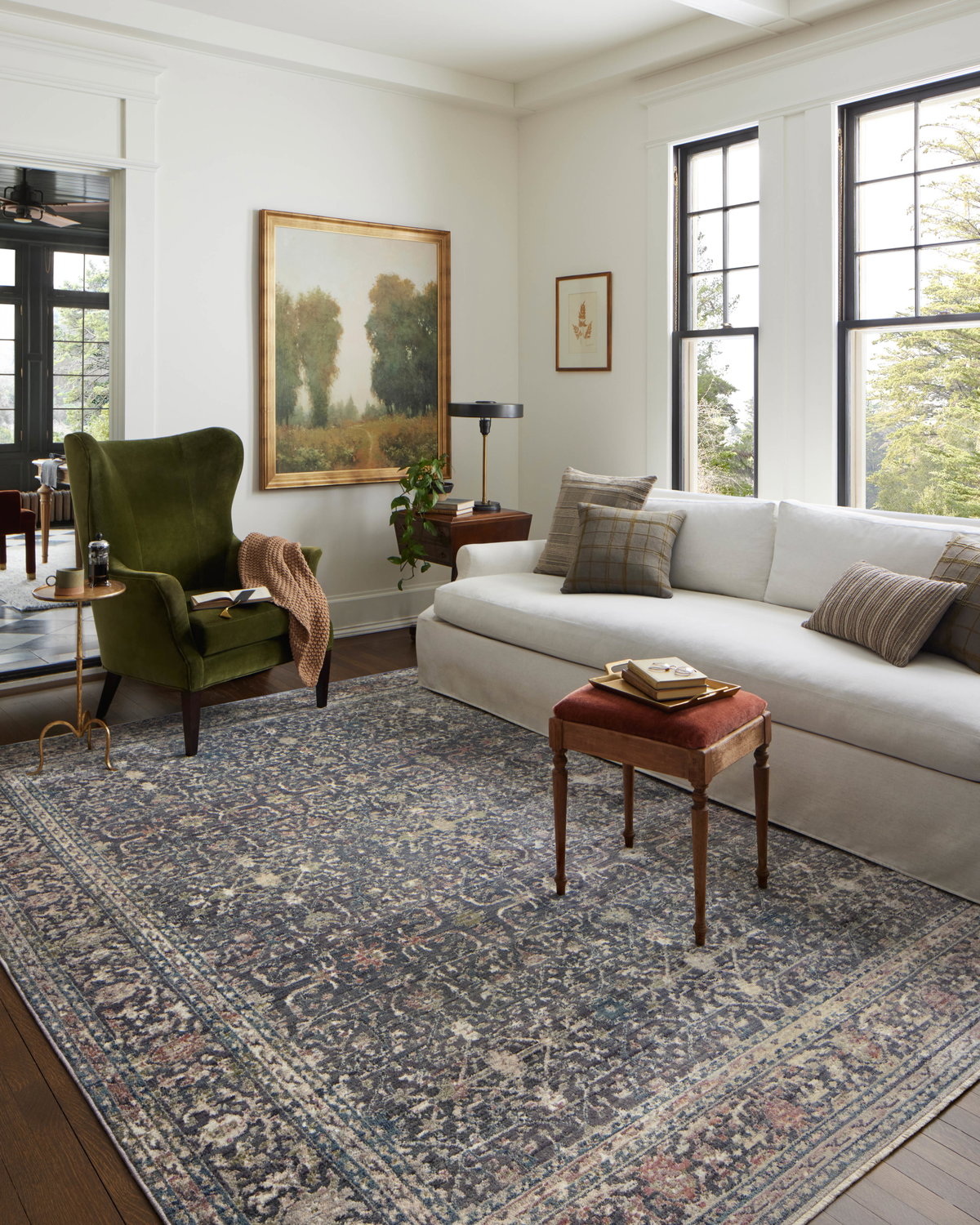 Jean Stoffer x Loloi Bradbury Rug, 1'6" length x 1'6" width View 4
