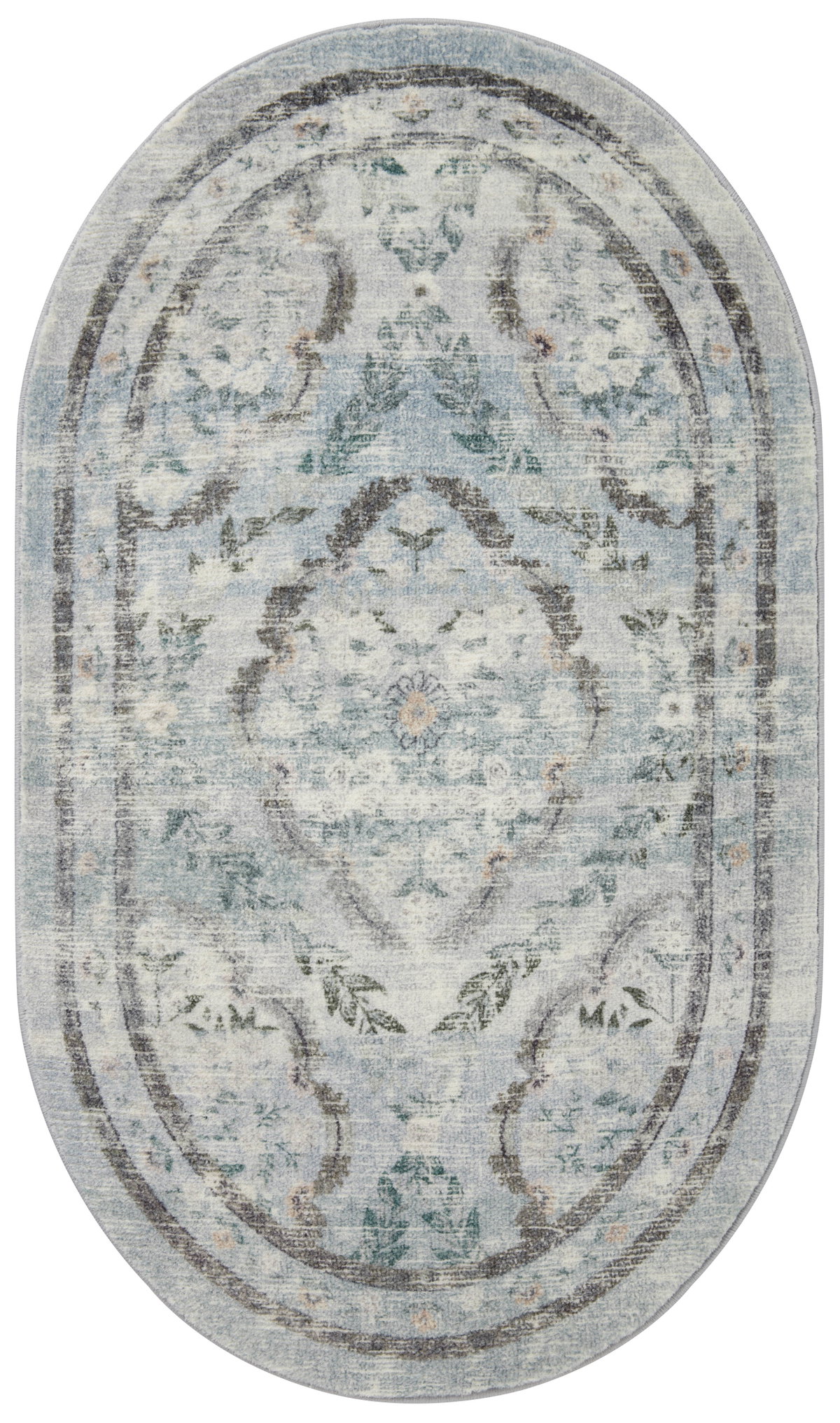 Rifle Paper Co. x Loloi Courtyard Rug, 1'6" length x 1'6" width View 5