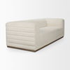 Ricciardo Cream Boucle 3-Seater Sofa, Sofas & Sectional by Mercana, 86.61" length x 38.39" width x 28.15" height thumbnail 8