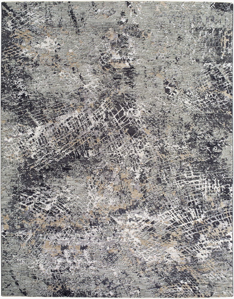Gakko Machine Woven Rug, by Surya, 9'6.17" length x 6'6.74" width