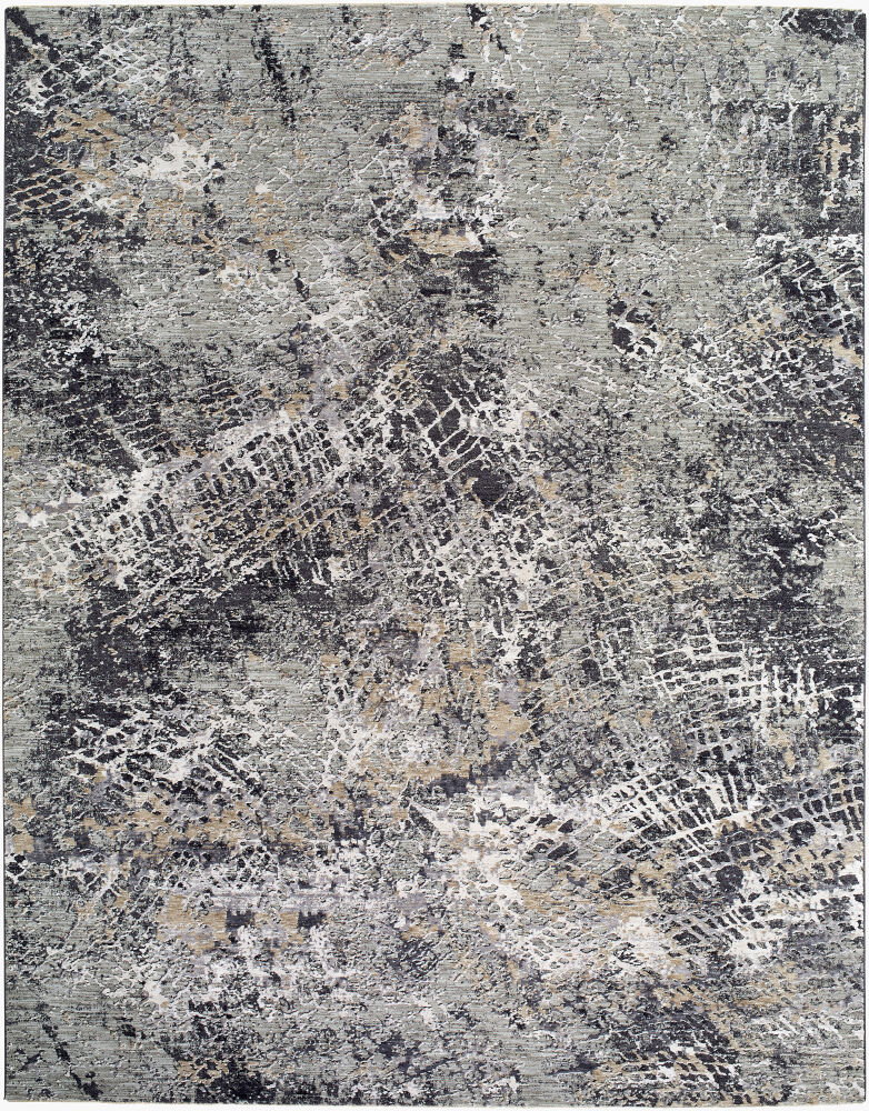 Gakko Machine Woven Rug, by Surya, 9'6.17" length x 6'6.74" width