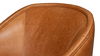 Braxton Leather Swivel Chair, Brown thumbnail 3