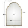 Brayden Petite Silver Arch Mirror, by Uttermost, 20.12" width x 30.12" height x 1.12" depth thumbnail 3