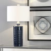 Thalia Royal Blue Table Lamp, by Uttermost, 1'4" width x 2'7" height x 1'4" depth thumbnail 2