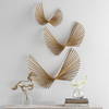 Coreograph Antique Gold Wall Decor Set/3, Art by Uttermost, 24" width x 16.37" height x 6" depth thumbnail 2