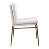 Ascend Textured White Dining Chair, by Uttermost, 19.7" width x 33.85" height x 23" depth thumbnail 4