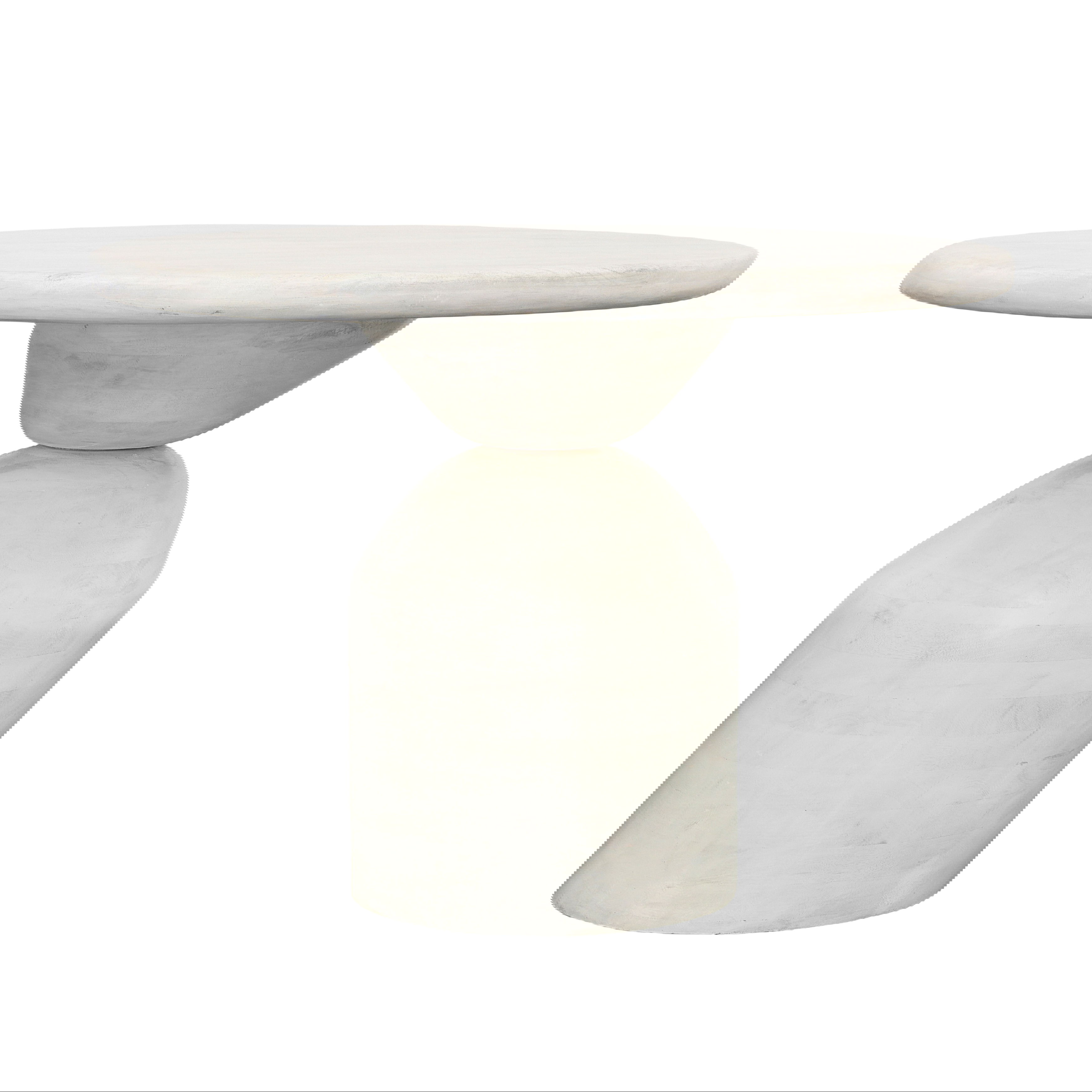 Domingo Dining Table, by Dovetail, 42" width x 30.5" height x 42" diameter x 42" depth View 1