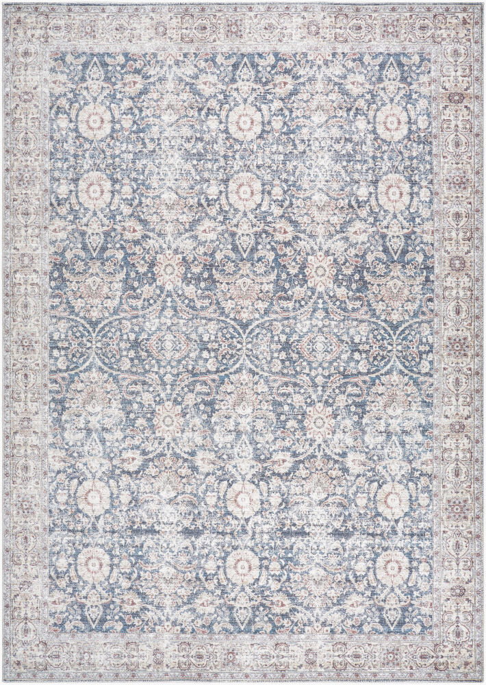 Mary Machine Woven Rug, by Surya, 1'3.75" length x 1'3.75" width