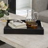 Wessex Black Shagreen Tray, Decorative Tray by Uttermost, 19" width x 2.62" height x 13.87" depth thumbnail 7