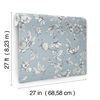 Passion Flower Toile Sky Blue Wallpaper thumbnail 7