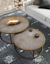 Shagreen Nesting Coffee Table, by Four Hands, 16" height x 38" depth thumbnail 12