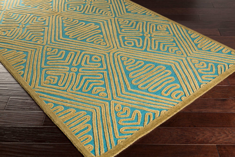 Tulemola Handmade Rug, by Surya, 1'6" length x 1'6" width