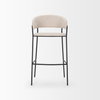 Carolyn Open Back 39.8in Seat Bar Stool | Oatmeal, Counter & Bar Stool by Mercana, 19.29" length x 20.4" width x 39.75" height thumbnail 2