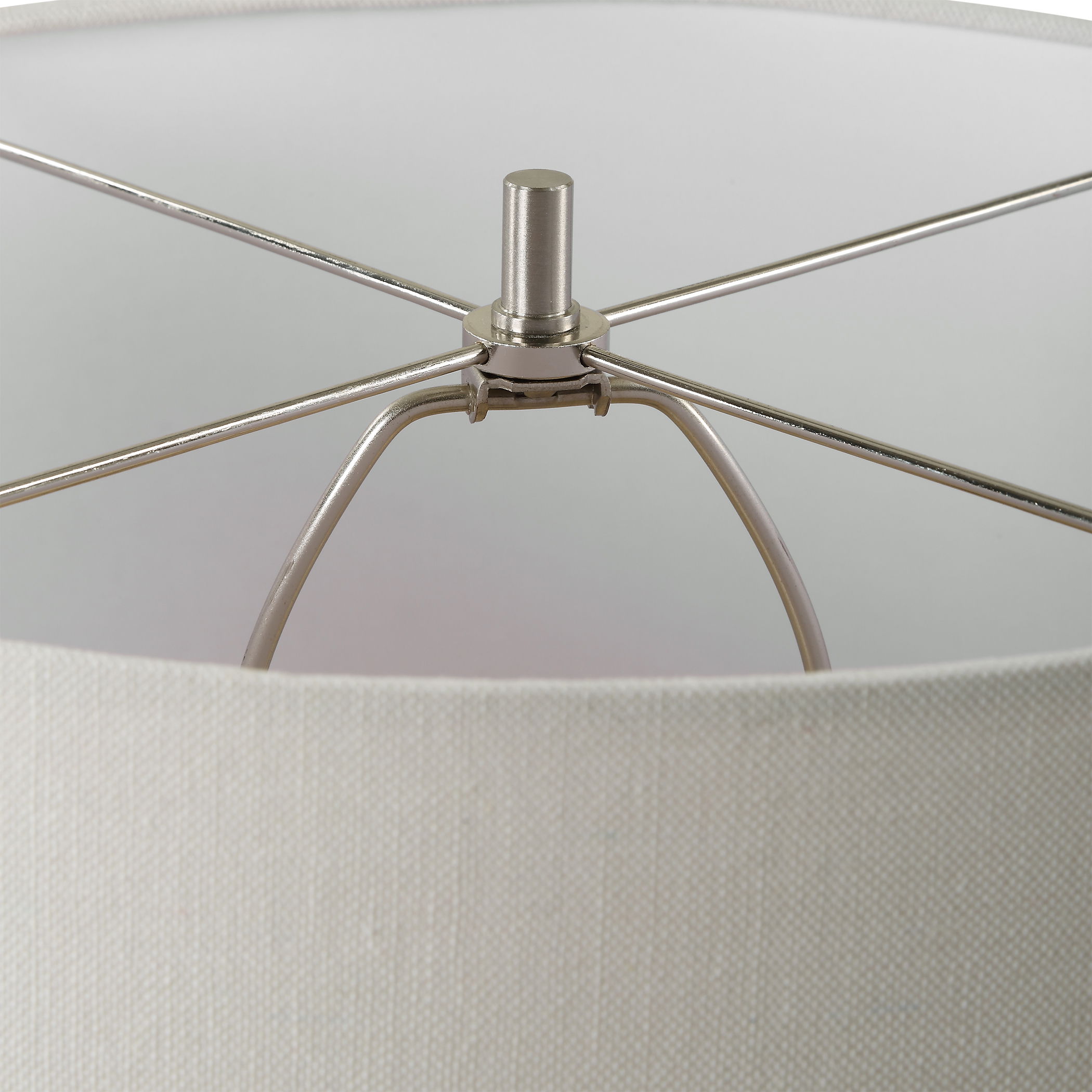 Haven White Glaze Table Lamp large image 