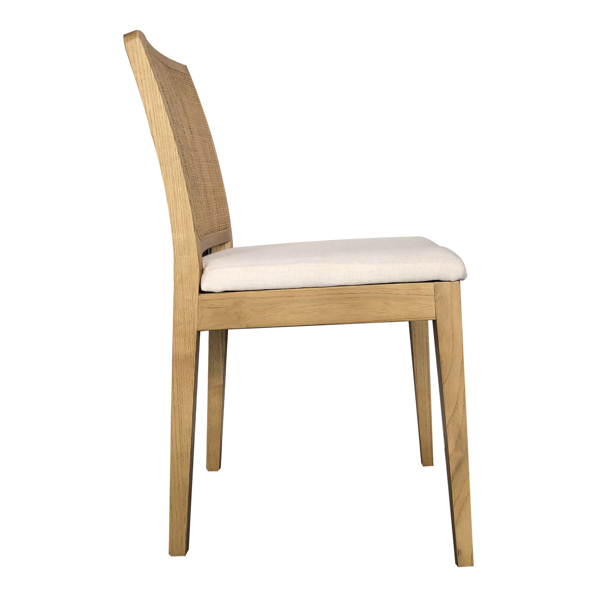Orville Dining Chair Natural - Set Of Two, by Moe's Home, 18.5" width x 33" height x 16.5" depth View 5