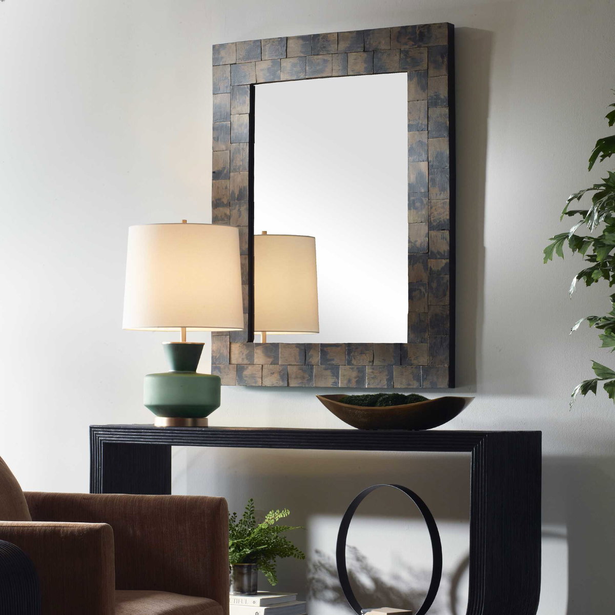 BURKE MIRROR, by Uttermost, 35.5" width x 47.5" height x 2" depth View 4