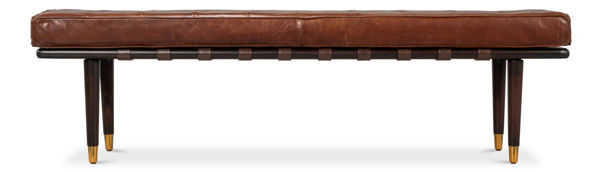 Prince Albert Bench, by Sarreid, 1'4" length x 5'4" width x 1'6" height View 6