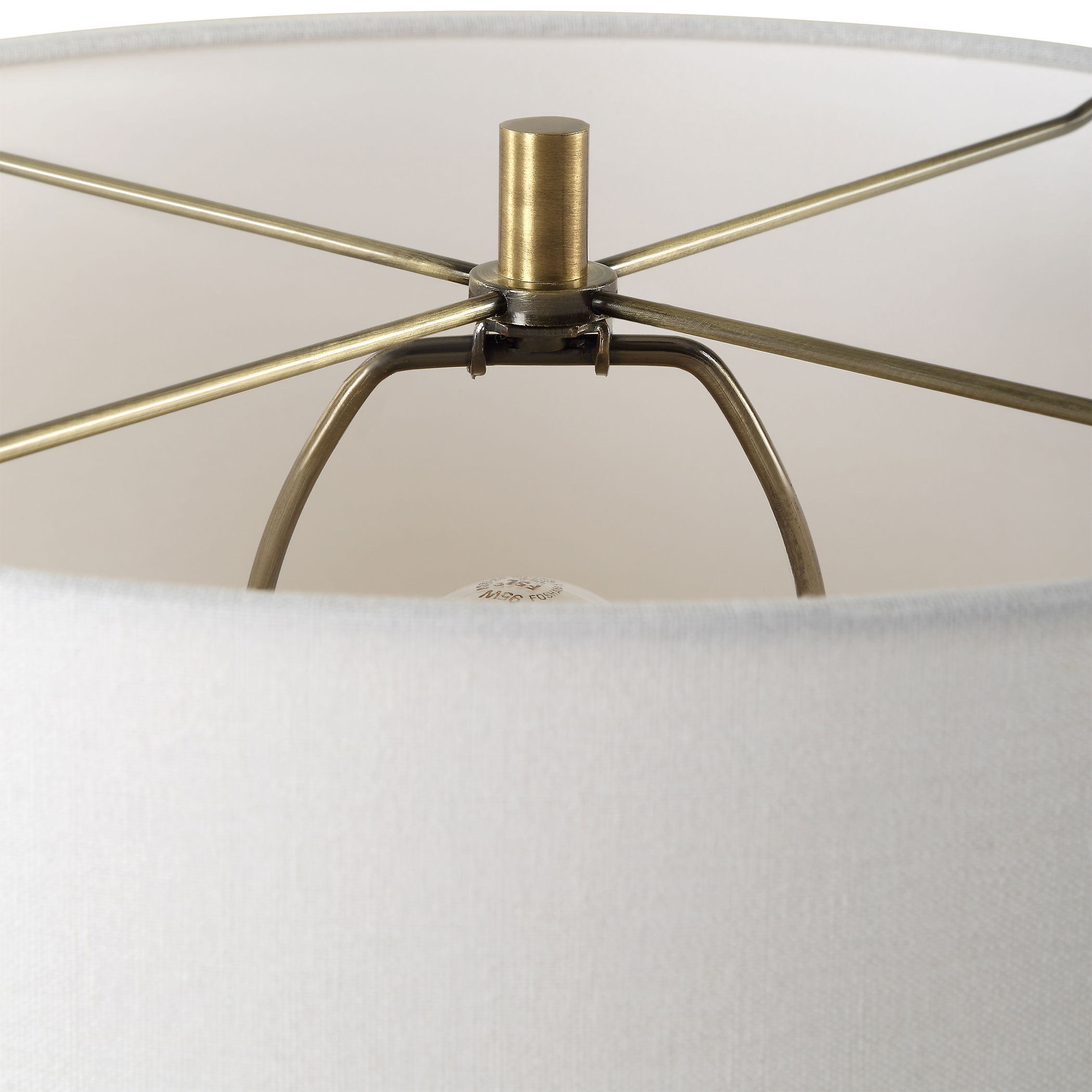 Forage Dark Scalloped Table Lamp large image 