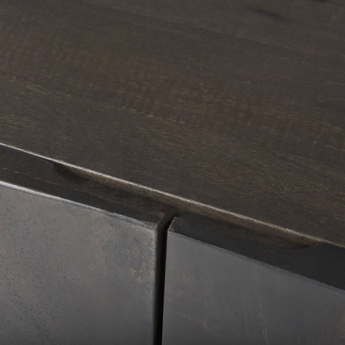 Darwin Dark Brown Wood 2 Door Accent Cabinet, Cabinets & Chest by Mercana, 40" length x 17.5" width x 30" height View 3
