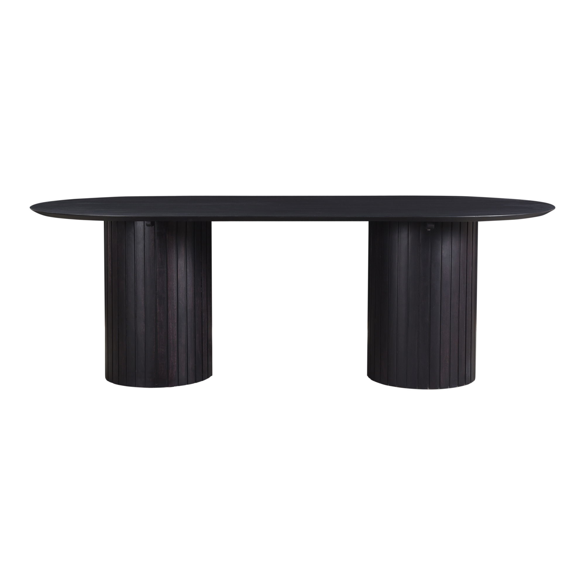 Povera Dining Table Black, by Moe's Home, 86" width x 30" height x 42" depth View 1