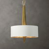 Obeliska 3 Light Gold Chandelier thumbnail 0