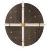 Walnut Elegance Wall Clock, by Uttermost, 42.12" width x 42.12" height x 2.62" depth thumbnail 4