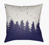 Trees Accent Pillow, Decorative Pillow by Surya, 18" length x 18" width thumbnail