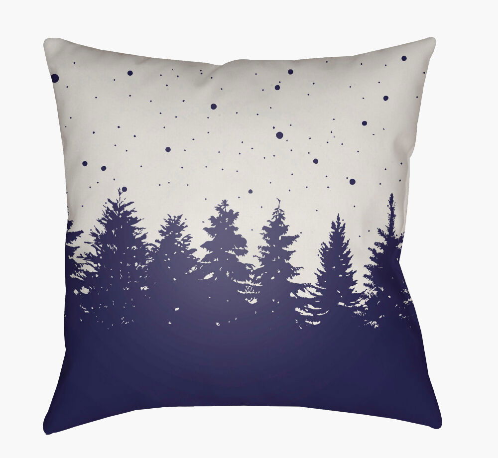 Trees Accent Pillow, Decorative Pillow by Surya, 18" length x 18" width