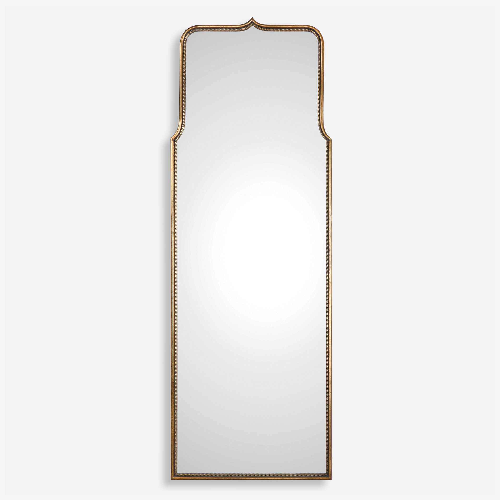 Adelasia Antiqued Gold Mirror large image 