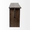 Ledger II 70L x 17W x 30H Live-Edge Wooden Brown Console Table thumbnail 3