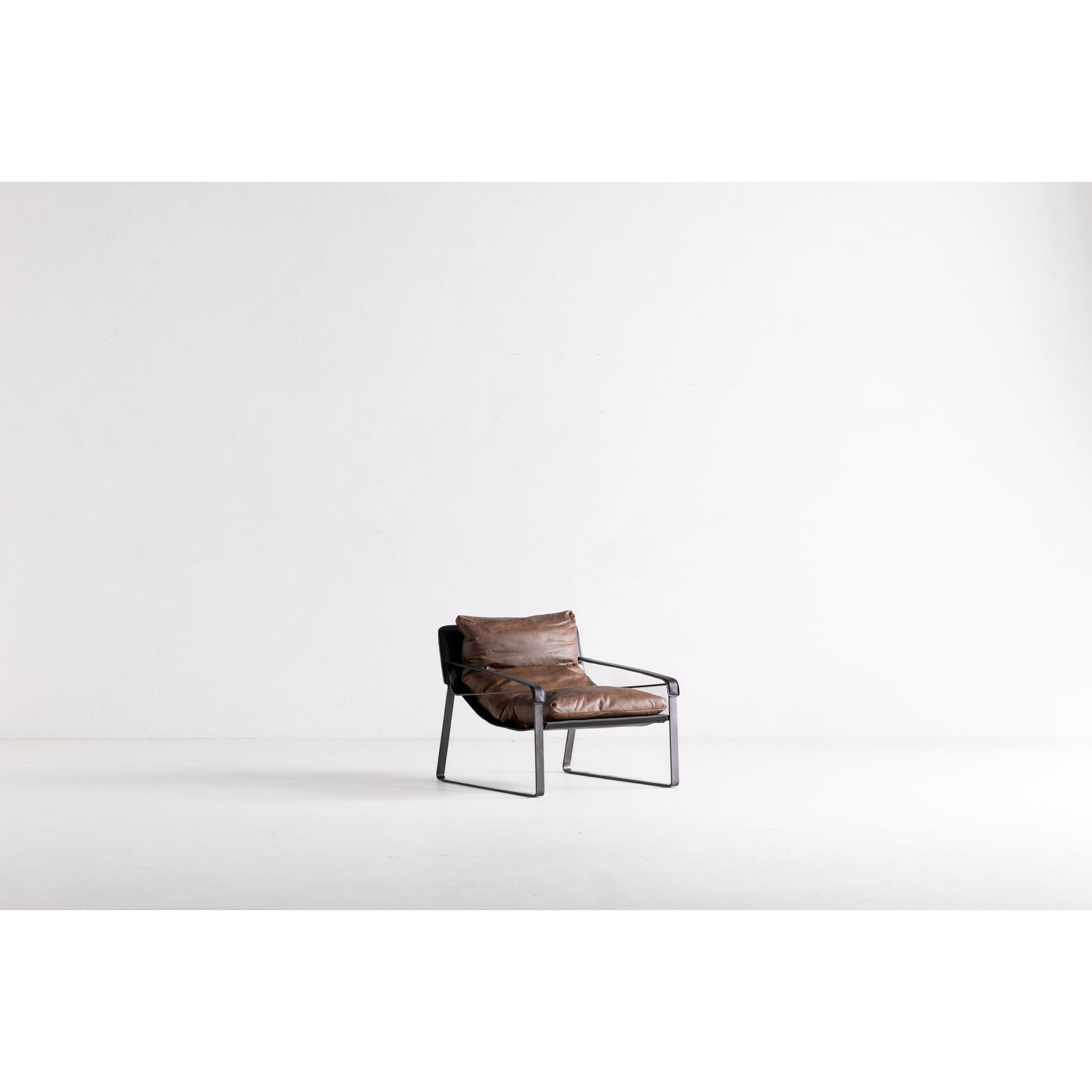 Connor Club Chair Open Road Brown Leather large image 