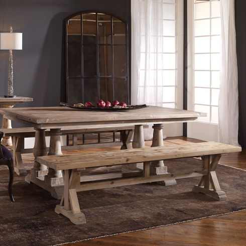 Stratford Salvaged Wood Bench