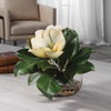 Celia Silk Magnolia Accent, Artificial Plants & Flower by Uttermost, 13" width x 11.75" height x 10.25" depth thumbnail 2