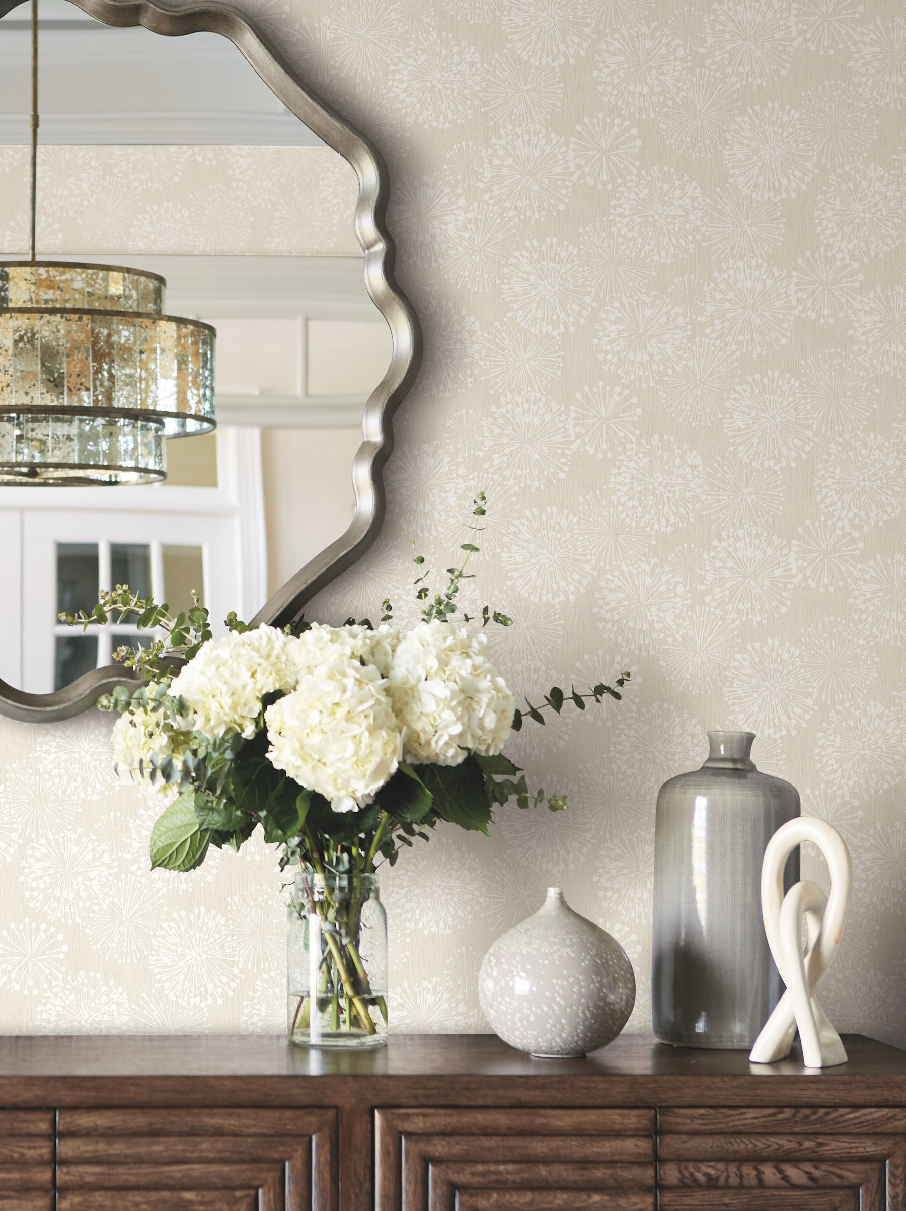 Grandeur Off White Wallpaper large image 