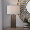 Khalio Gun Metal Table Lamp, by Uttermost, 16" width x 27.5" height x 16" depth thumbnail 2