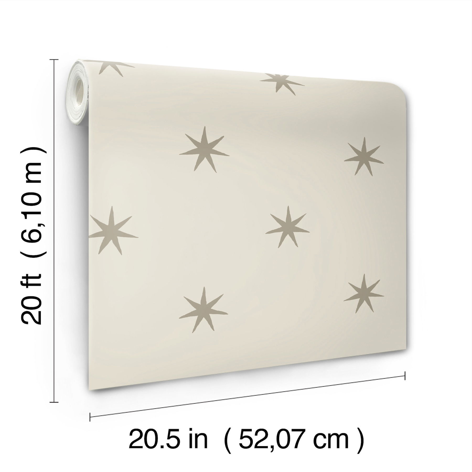 Star Splendor Wicker & Metallic Glint Peel & Stick Wallpaper large image 
