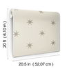 Star Splendor Wicker & Metallic Glint Peel & Stick Wallpaper thumbnail 10