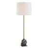 Rowland Panda Marble Buffet Lamp, Table Lamp by Uttermost, 13" width x 37" height x 13" depth thumbnail 1